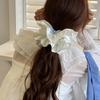 Very Large Korean Hair Accessories Elastic Band Rubber Scrunchies Ties for Girls Women Popular Leading Fashion Adults Fascinator