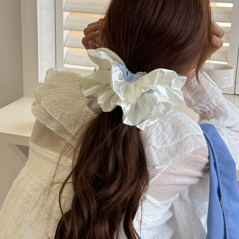 Very Large Korean Hair Accessories Elastic Band Rubber Scrunchies Ties for Girls Women Popular Leading Fashion Adults Fascinator