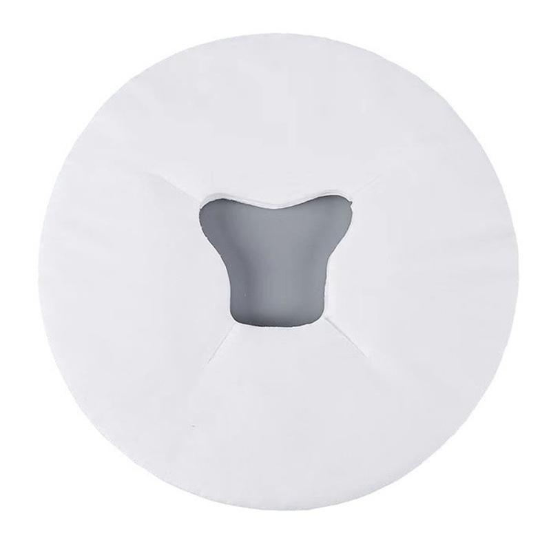 100Pcs Spa Salon Disposable Massage Face Rest Cushion Covers Cradle Sheets Headrest Pillow Paper Massage Face Cradle Table Cover