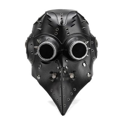 Gothic Steampunk Mask With Breathable Material For Cosplay Enthusiasts Motorcycle Riders Party Punk Style Mask