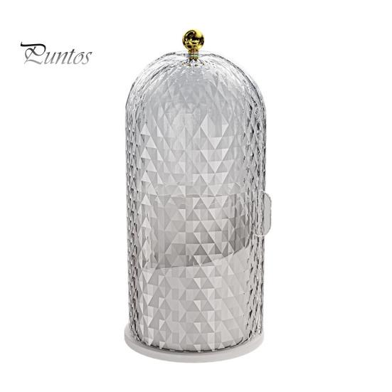 

Держатель зубной щетки с крышкой, органайзер для хранения косметики, пылезащитный вращающийся на 360 градусов держатель для зубной щетки и кистей для макияжа белый