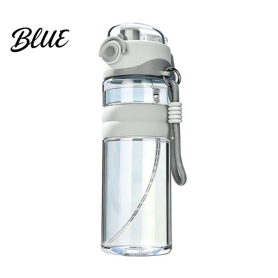 Leak Proof Sports Water Bottle Spray Bottle 750ml Dual-Use Mist And Drink Cup with Safety Outdoor Fitness Drinking Lock Leak-Proof Plastic