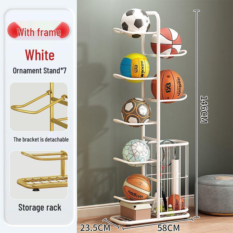 Aufbewahrungsregal für Volleyball und Basketball für Kinder