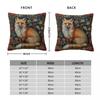 William Morris Fox Square Pillowcase Polyester Linen Velvet Creative Zip Decor Throw Pillow Case Home Cushion Cover