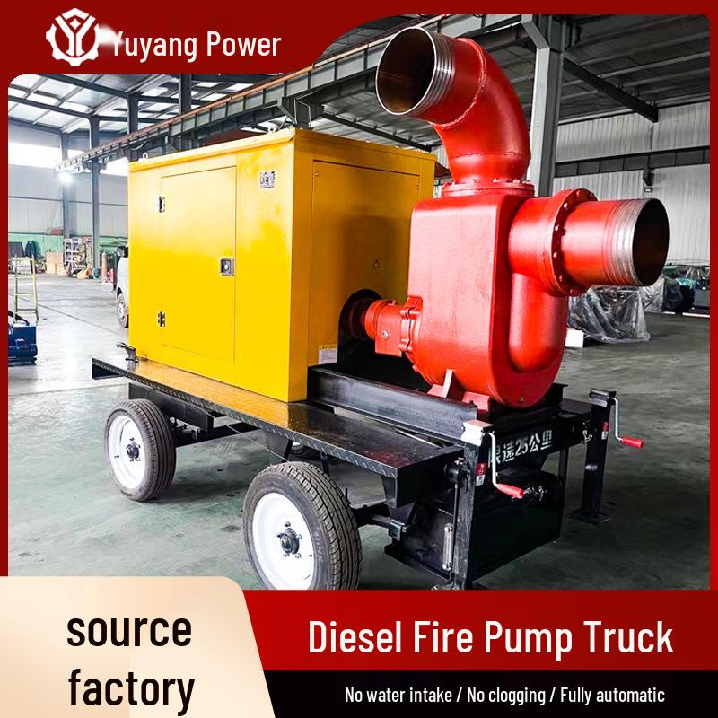 Diesel Mobile Self-Priming Pump Truck 800/1000/1500 Cubic for Flood and Farmland Drainage