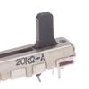 45Mm Straight Side Potentiometer A20K With A Shaft Length Of 15Mm And 3 Pins Single-Gang Straight Slide Potentiometer
