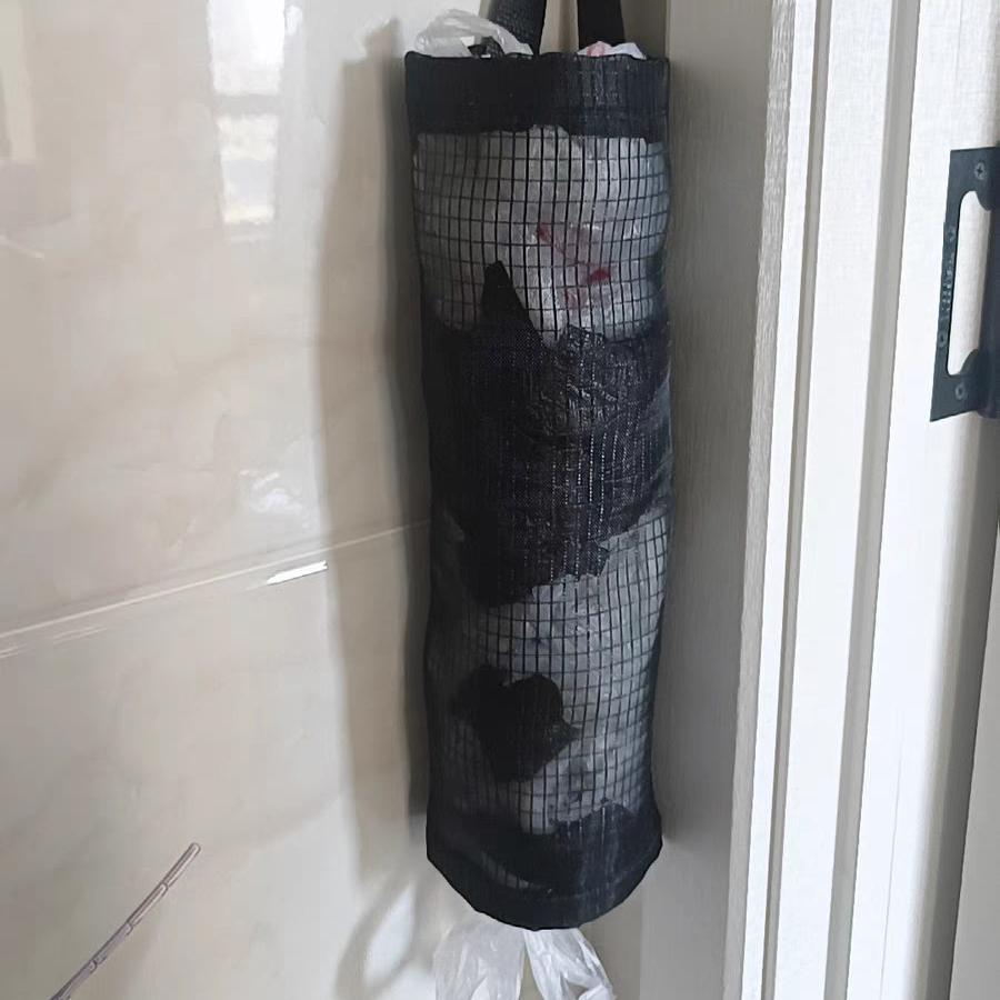 1 ks Úložný vak Nástěnný Plastový sáček Sáček na odpadky Třídicí vak Kuchyňský nástěnný úložný závěsný vak