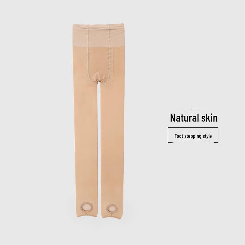 

Женские леггинсы Natural Nude Feel с двумя слоями: Колготки в тон кожи, утолщенные бархатом, осенне-зимний, весенний стиль. Footsteps, Thin velvet