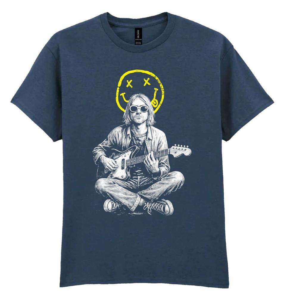 Nirvana Front man TShirt  ultra cotton  Alternative Rock music fans gift Tee XL