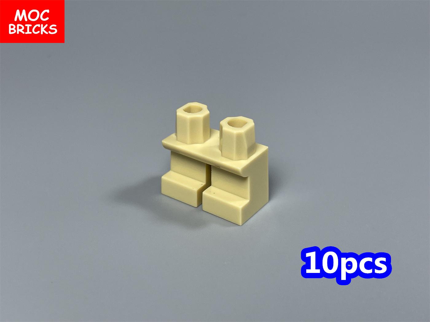 

10 шт. Кубики MOC Неподвижные Короткие Ноги Брюки Пустые 4 см Компонент Тела Фигурки Действия Собираемые Частицы Строительные Блоки Игрушки Подарки дубильная кора