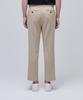 MUSINSA STANDARD Relaxed Tapered Hidden Banding Crop Slacks [Beige]
