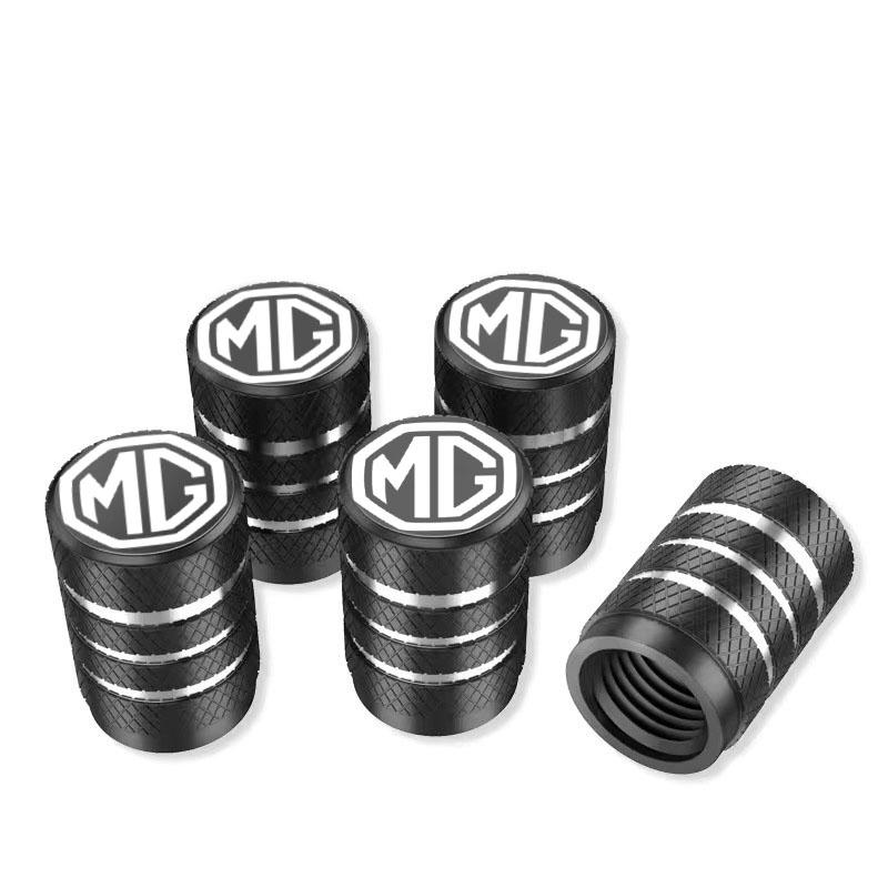 4pcs Car Wheel Tire Valve Stem Caps Airtight Cover For MG Morris Garages MG 6 3 5 7 TF ZR ZS HS GS GT Hector Car Accessories tcl6