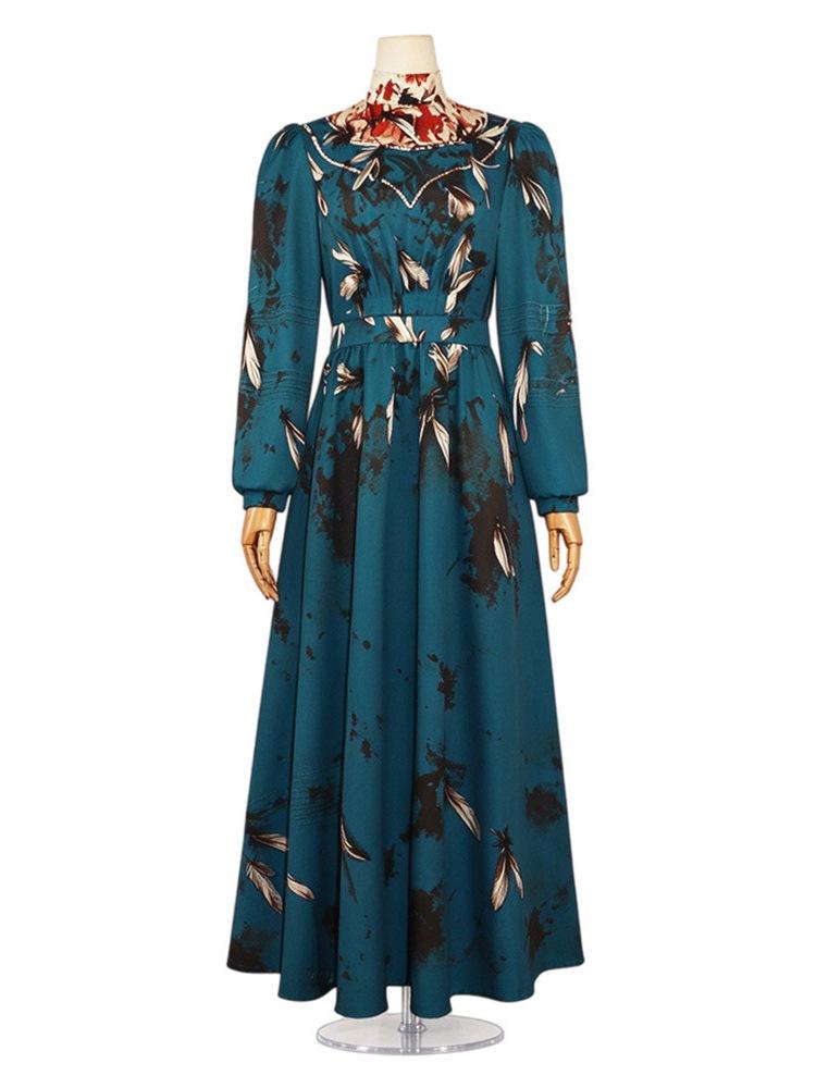 Kostium Lizzie Borden dla Kobiet Halloween Krwawa Sukienka Strój Cosplay