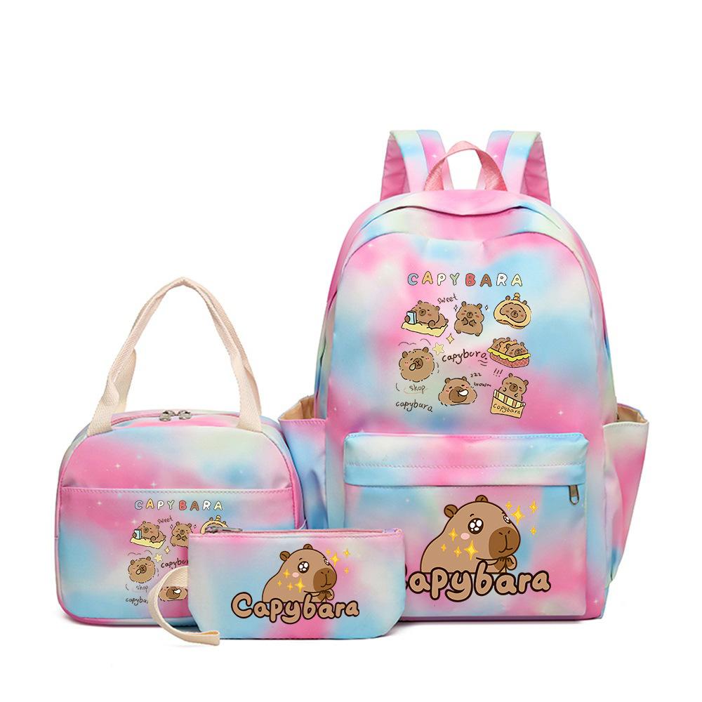 Kapibara girl cute cute schoolbag primary school students 3rd grade light backpack