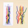 10 Birthday Card-packed Curve Candles, Creative Romantic Party Dark and Light Spiral Candles Without Support