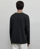 WEDNESDAY OASIS Raw Edge Long Sleeve T-Shirt_Black(Wb6Tp54)