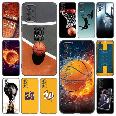 Basketball Basket Number Phone Case For Samsung Galaxy A21 A30 A50 A52 S A13 A22 A32 A33 A53 A73 5G A11 A12 A31 A51 A70 A71 A72