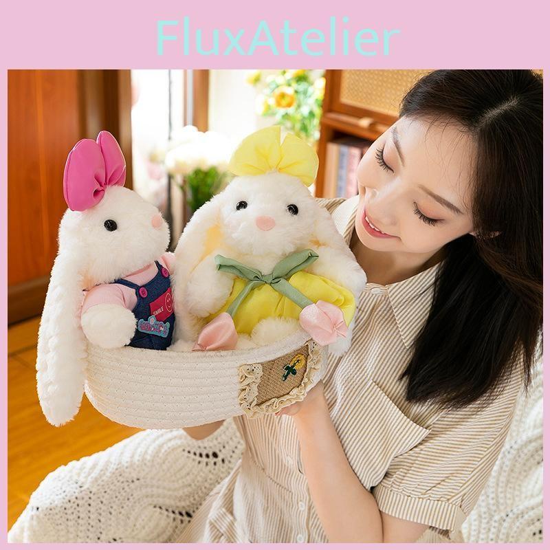 Rabbit Plushie Cute Toy Pp Cotton Filling Children Playroom Decor Children Gift