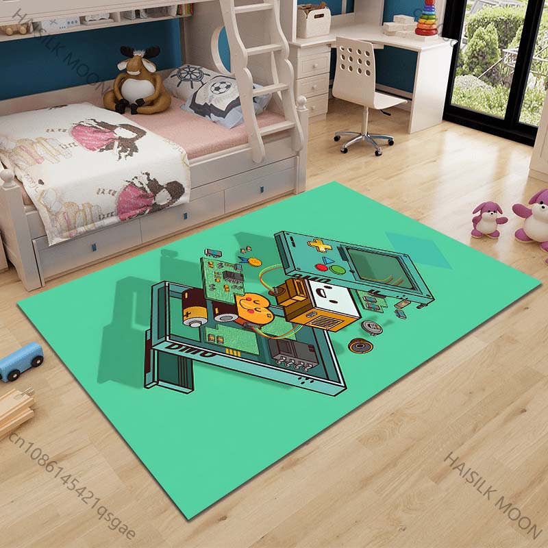 

Vintage handheld console disassembled Carpet for Living Room Bedroom Sofa Home Decor Rus Non-slip Floor Mat Luxury Gift 40cm x 60cm