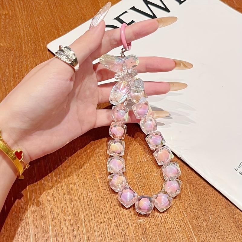 

Festival party small gifts for friends and family, colorful butterfly hanging chains, bags, phone cases, keychains, pendants розовый