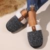 Slippers Men Winter Fashion Couple Women Cotton Slippers Thick Soft Sole Slides Indoor Floor Flats Home Non-slip Warm Shoes