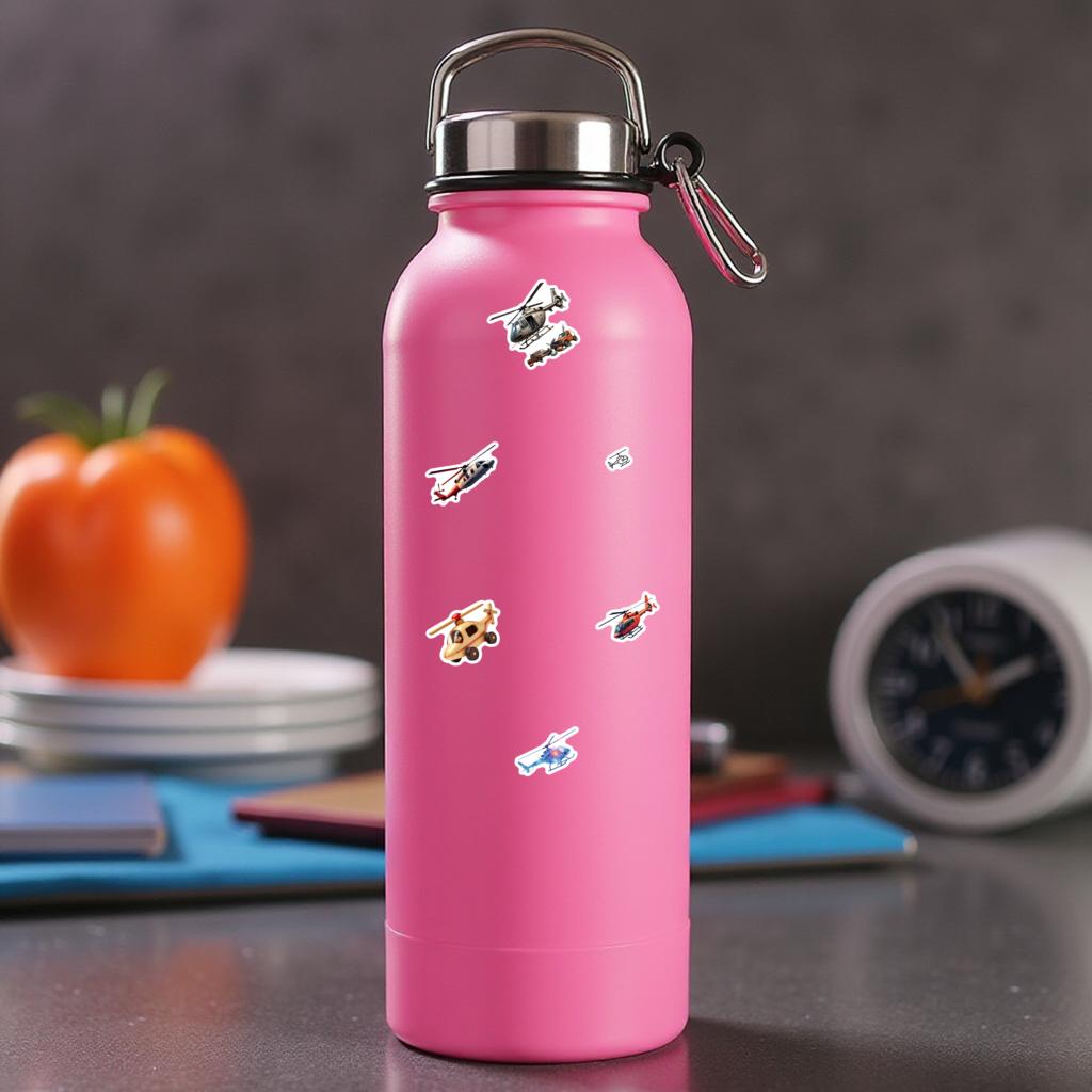 35pcs-100pcs Decals  Vinyl Vehicle Stickers Helicopter Stickers Transport Stickers for  Musical Instruments Phones Suitcases