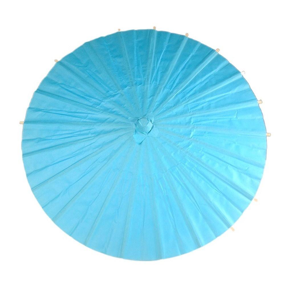 Traditional Handmade Paper Umbrella Vintage Classical DIY Painting Paper Umbrella Colorful Oil Paper Umbrella Home