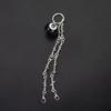 1Pc Gothic Punk Style Detachable Double Thorn Shoe Decor Chain Easy-Release Buckle Mechanism Ideal Diy  Accessory