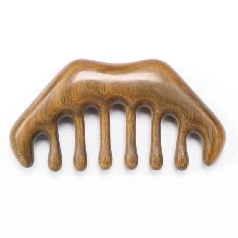 Beiduo Yang Green Sandalwood Dolphin Massage Hair Comb