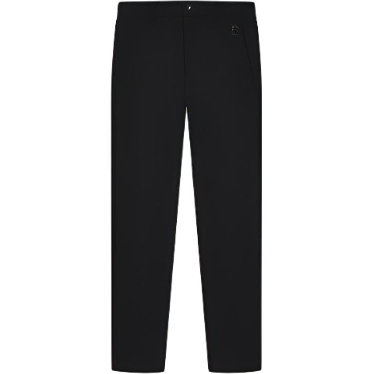 New FILA Athletics Sports Pants Men's Pitch Black A11M135809F-BK