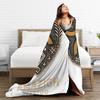 YAZ Amazigh Symbol Tamazight People Blanket Soft Warm Flannel Throw Blanket Cover for Bed Living room Picnic Travel Home Couch