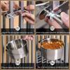 Stainless Steel Hanging Dog & Cat Feeder Bowl