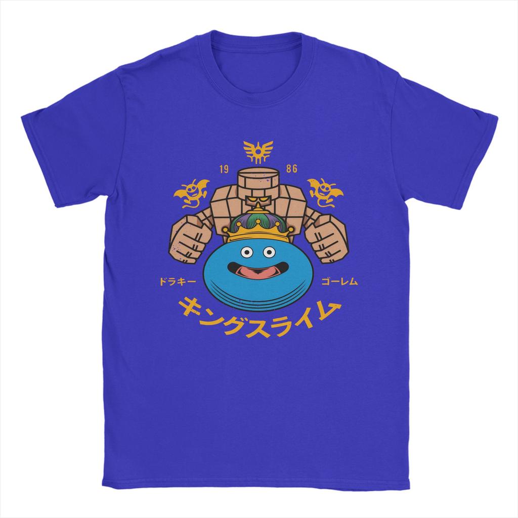 Anime Game Dragon Quest Monsters T Shirts Unisex 100% Cotton Vintage T-Shirts Crew Neck Tee Shirt Short Sleeve Clothing Summer