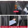 2Pcs Partition Seat Curtain Taxi Sunshade Car Removable Car Sunscreen for