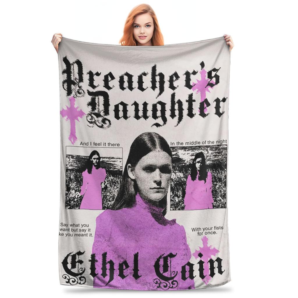Ethel Cain Singer Album Music Tour Blankets Lightweight Sofa Throw Blanket for Couch Bedding Outdoor Throws Bedspread Quilt