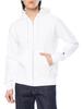 Champion Long 10oz Reverse Size XL Men's Full-Zip Hoodie, Sweatshirt, Sleeve, Fleece, Weave®, C3-X107, White,