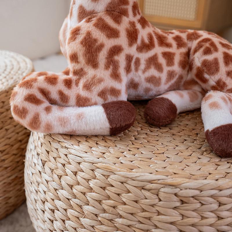 25 30Cm Simulation Giraffe Plush Doll Kawaii Forest Wild Animal Home Decoration Birthday Gift