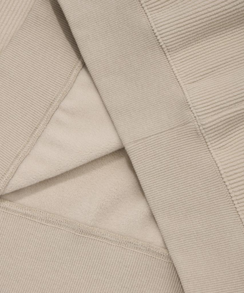 COVERNAT Small C Logo Corduroy Half Zip Beige