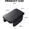Upgraded Car Center Console Cover, Microfiber Leather Car Armrest Cover Black