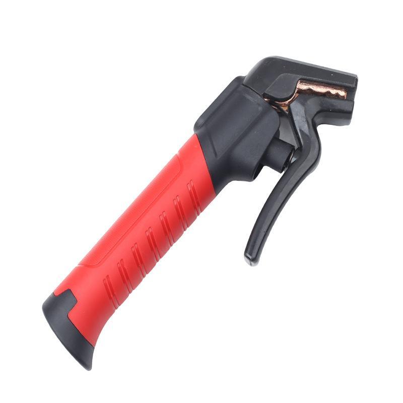 Welding Tongs Heat Resistant Heavy Duty Insulated Handle 1PC High Strength Welding Clamp for Shipbuilding Metal Welding Operations