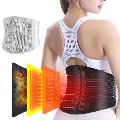 Durable And Safe Self-Heating Lumbar Magnet Beltthermal Magnetic Therapy Tourmaline Lower Back Waist Support Belt Brace For Pain Relief Sciatica