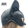 Glossy Leather Cosplay Mask Halloween Catw Woman Mask, Black Cat Eye Costume Soft Latex Cool Accessory for Masquerade Superhero Party Look