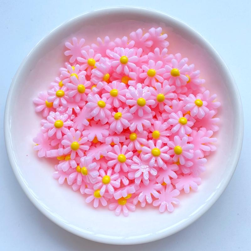 

50Pcs New Cute Mini Chrysanthemum Flat Back Resin Cabochons Scrapbooking DIY Jewelry Craft Decoration Accessorie