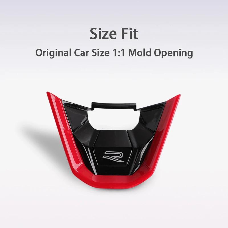 2026 Nouveau Pour VW VOLKSWAGEN Nouveau Logo R GTI Badge Couvre-volant de voiture Autocollant à Sequins Pour Volkswagen Sagitar Magotan Bora Lav