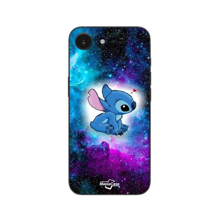 Coque Pour iPhone SE 2024 Stitch ohana espace coloré Maniacase