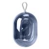 Capsule Puff Box Small Dust-proof Space Shape Great Transparent Cover Cosmetic Sponge for Trip