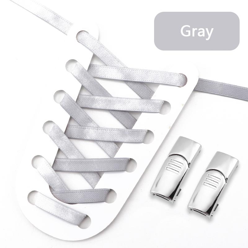 1Pari Magnetic Lock No Tie Shoe Laces Rainbow Elastic Laces Sneakers Adults Kids 8MM Wide Flat Shoelaces Rubber Bands for Shoes