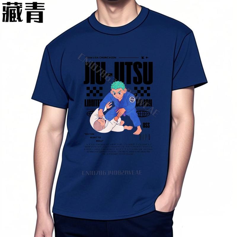 Tshirt Unisex Fashion Big Size Tee Shirt Comfortable Comfort Tshirt Jiu Jitsu Fighter Graphic Design Retro Summer Fashion Tshirt