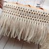 Expanded 12CM Cotton Hollow Fringe Lace Trim in Pastoral Beige