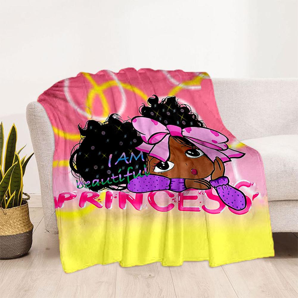 Golden Princess Shine Blankets are suitable for living rooms,making them an ideal choice for outdoor travel and gifts.